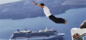 Redbull Santorini island Greece