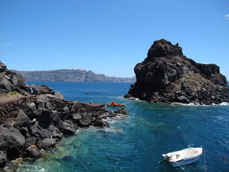 Plage d'Amoudi | Île de Santorin Grèce
