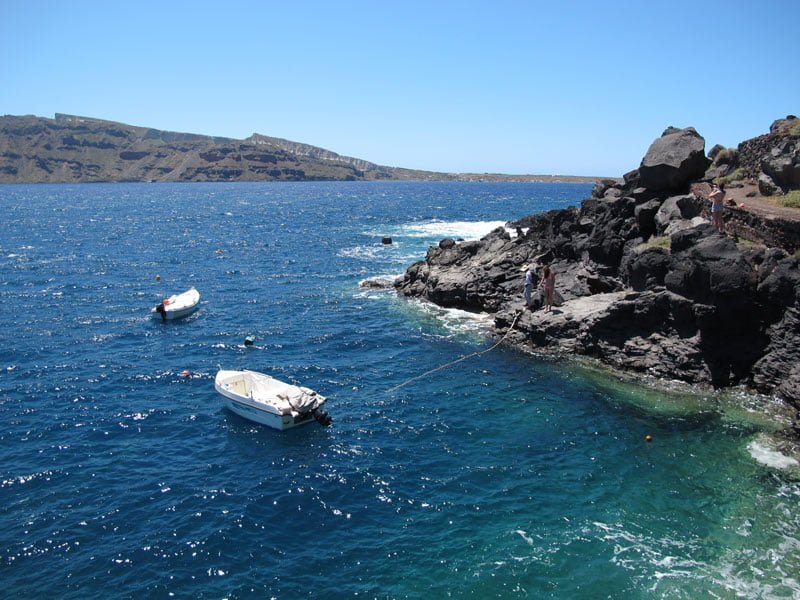 Пляж Амуди | Остров Санторини Греция