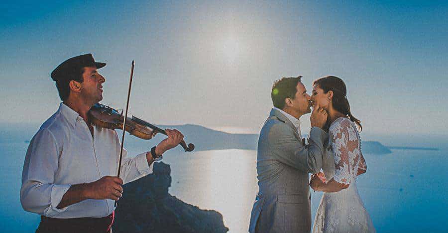 Mariages amoureux à Santorin | L'île de Santorin en Grèce