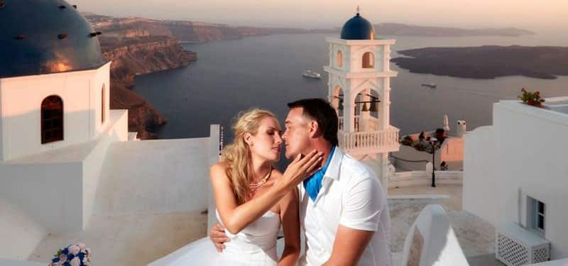 Lov Weddings in Santorini | Santorini island Greece