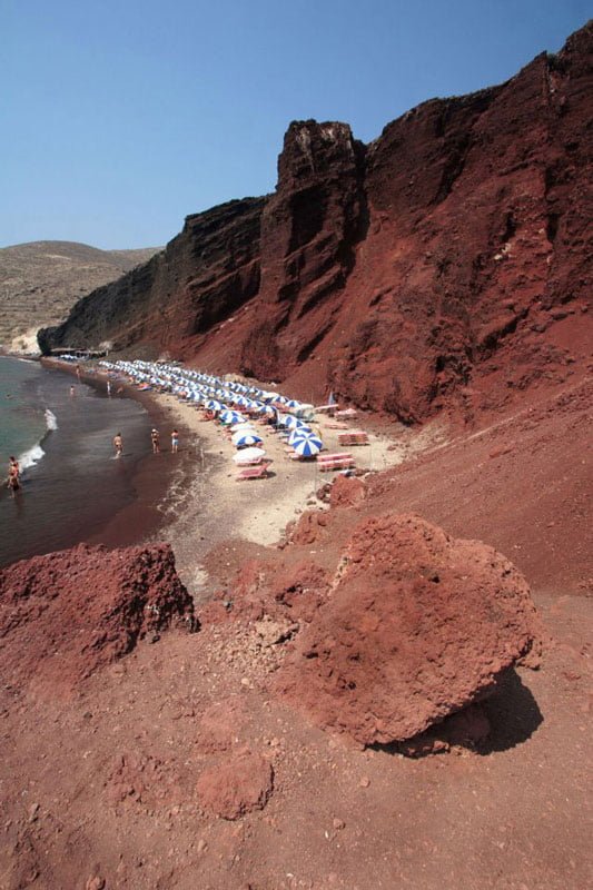 Spiaggia Rossa | Isola di Santorini Grecia