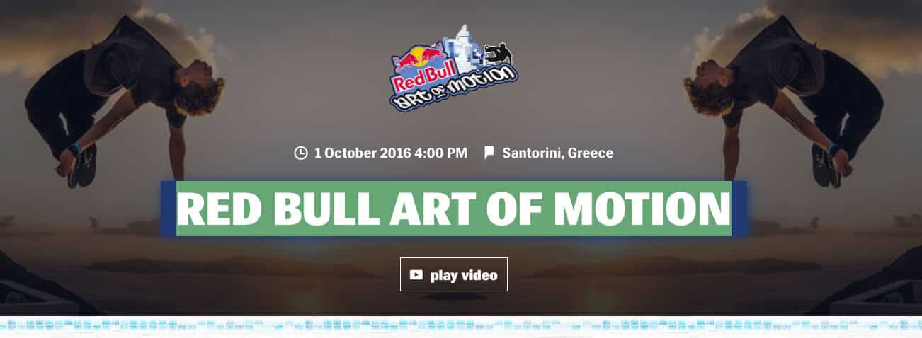 You are currently viewing Red Bull Art of Motion | Santorini 2016