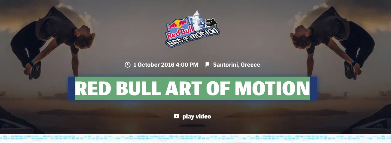 You are currently viewing Red Bull Art of Motion | Santorini 2016