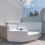 Santorini Hotel Grand View with jacuzzi and veranda | Blue Dolphins Apartments | Santorini Island Greece