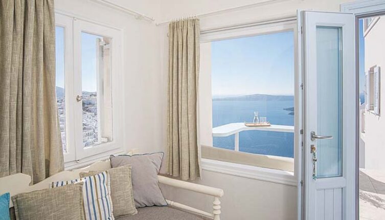 romantic suite santorini bluedolphins a
