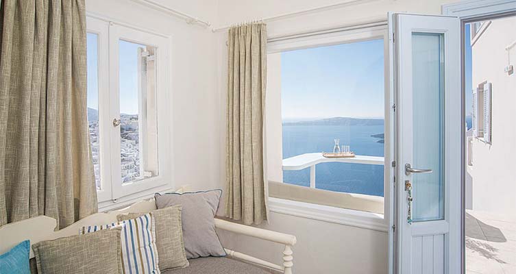 romantic suite santorini bluedolphins a