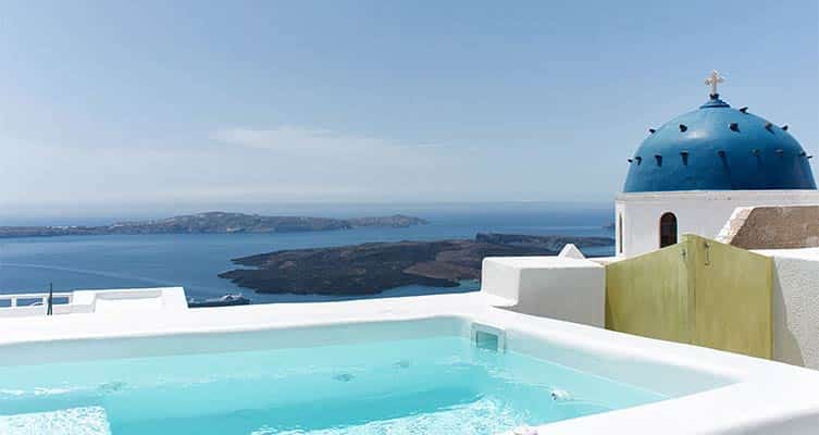 santorini hideway house jacuzzi c