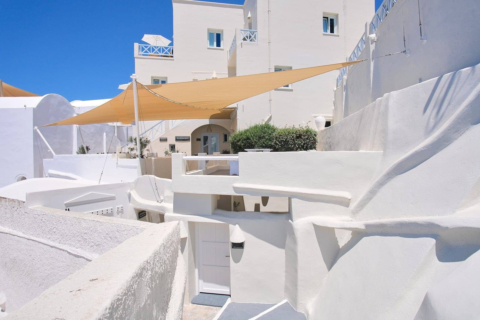 Caldera views from apartments and suites santorini - bluedolphins